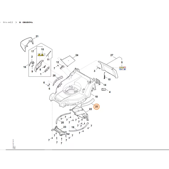 STIHL Listwa ochronna WA40 706 7300